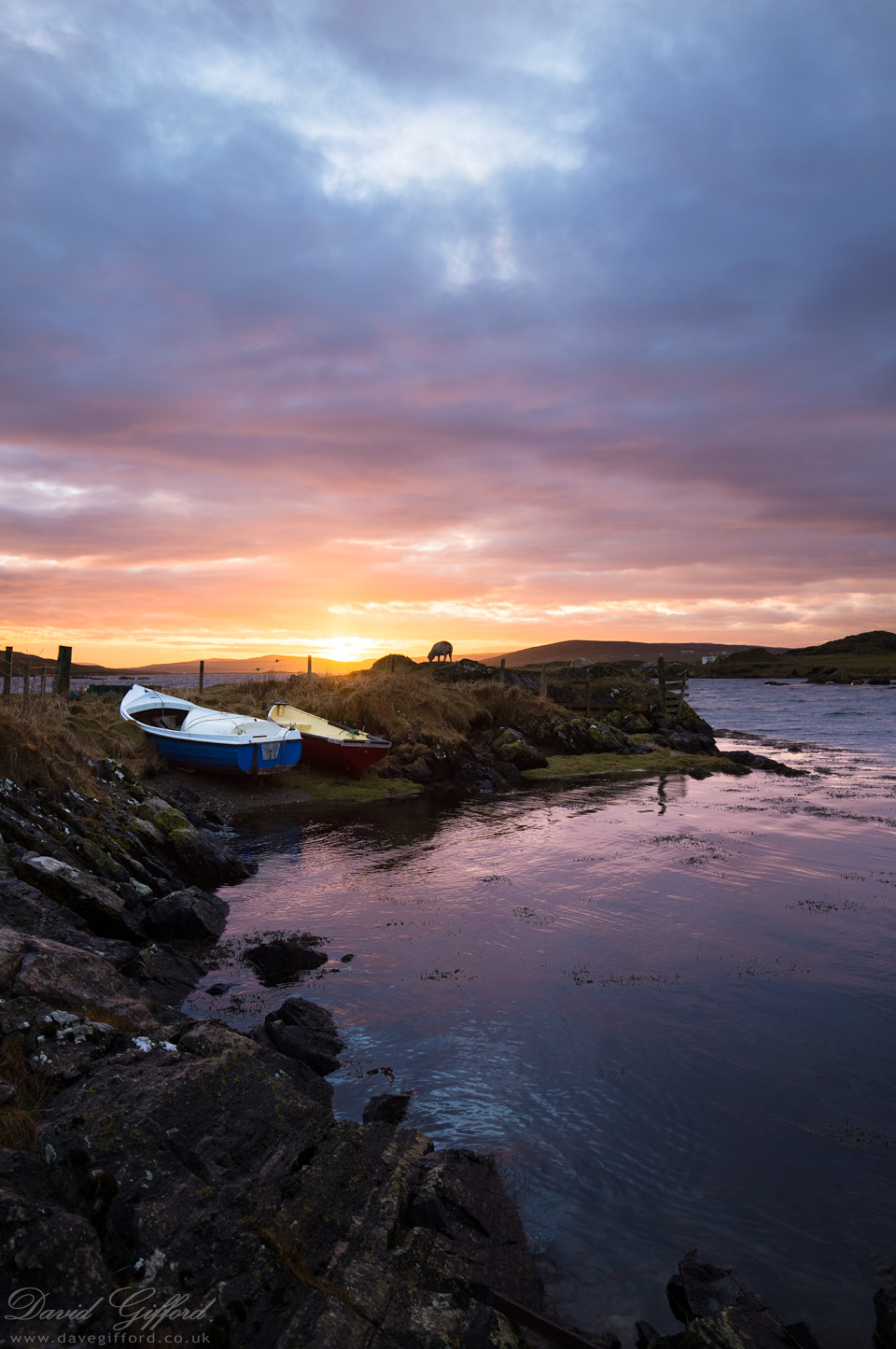 Photo: Shetland Winter Sunset