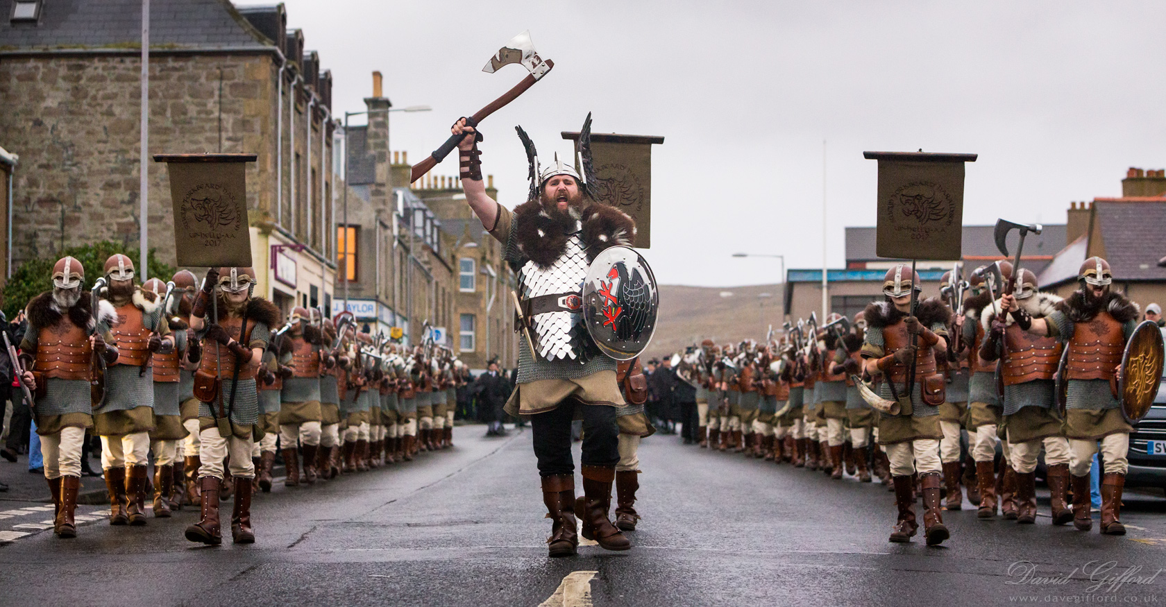 Photo: Up Helly Aa 2017 Jarl and Squad