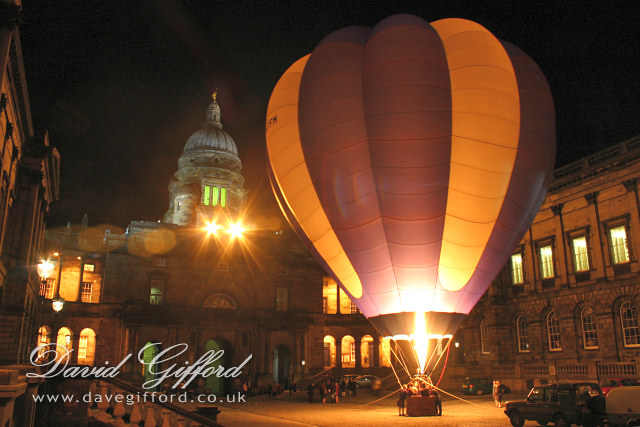 Photo: Balloon Night Glow at Old College
