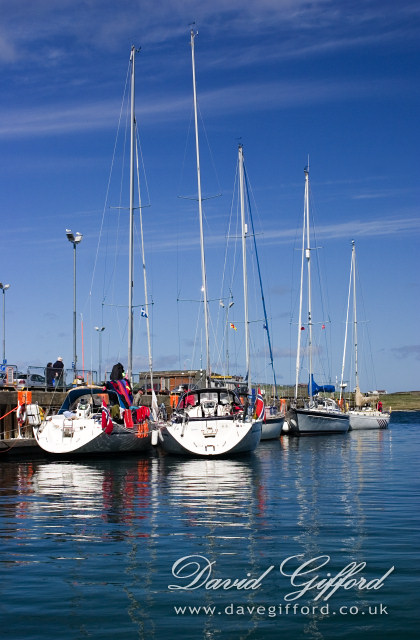 Photo: Visiting Yachts in Lerwick Harbour