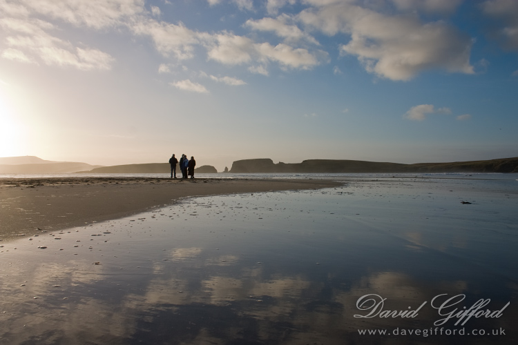 Photo: Winter Reflections at St Ninian’s Isle