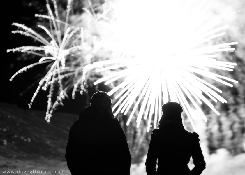Photo: B&amp;W Fireworks