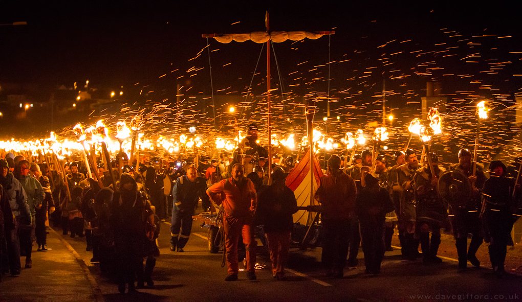 Photo: Delting Up Helly Aa Procession