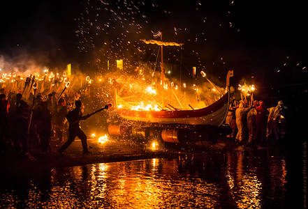 Throwing in the Torches - Delting Up Helly Aa