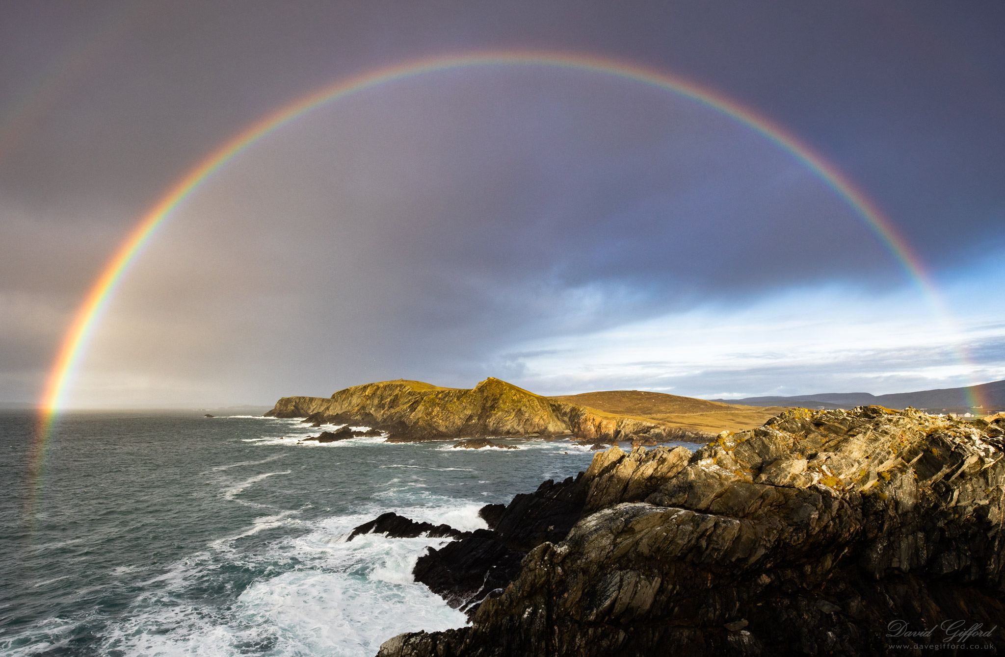 Photo: Rainbow over the Riven Noup
