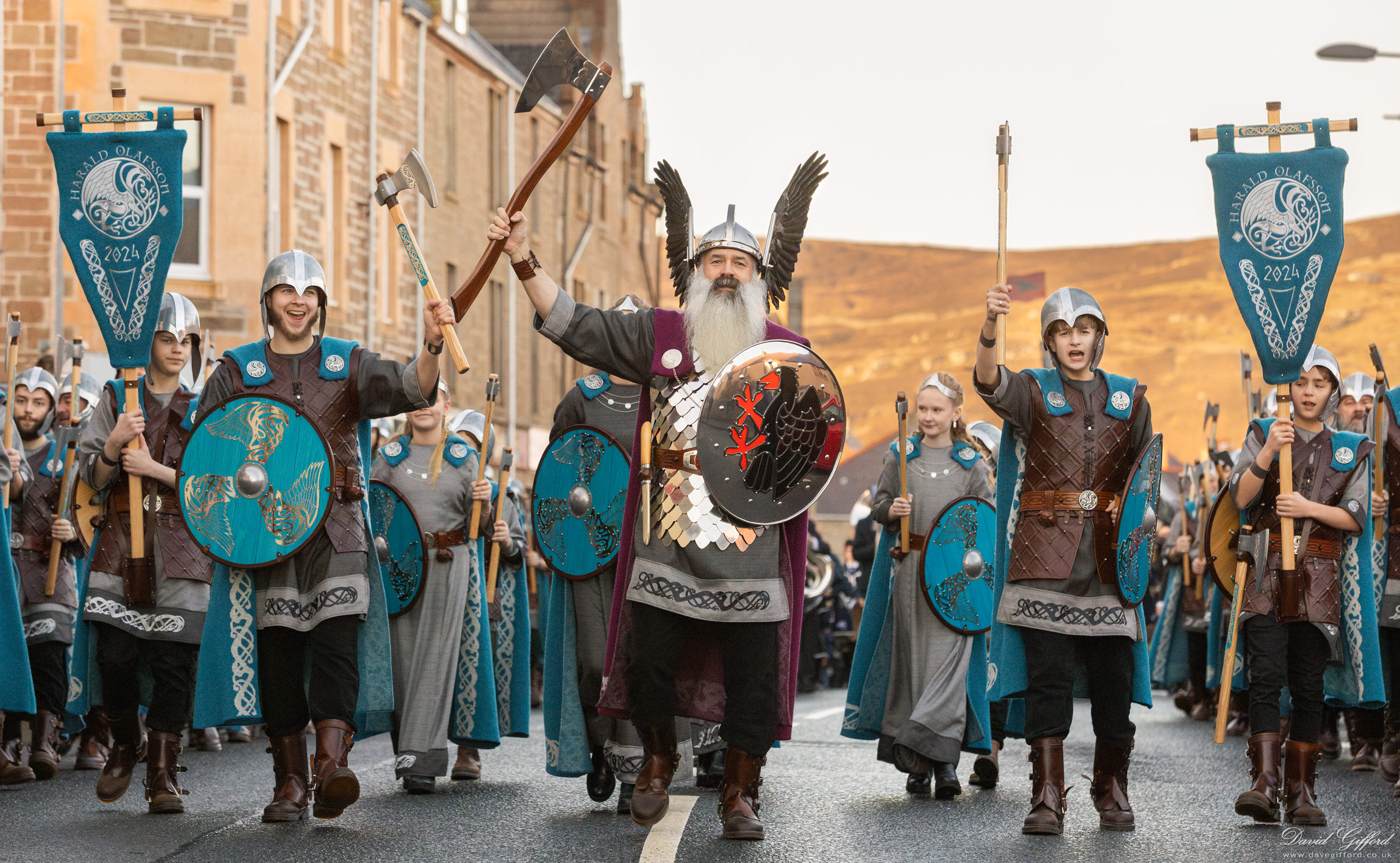 Photo: Up Helly Aa 2024: Morning March