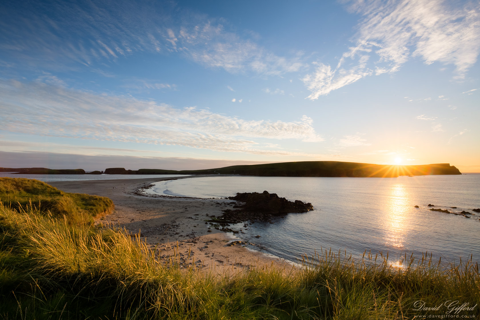 Photo: Sunset at St Ninian’s Isle
