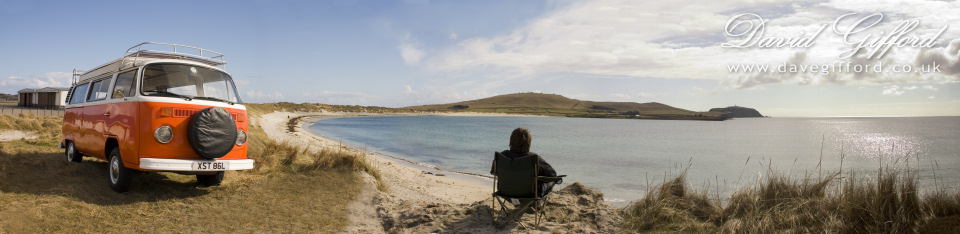 Photo: Sumburgh Beach Camper Van