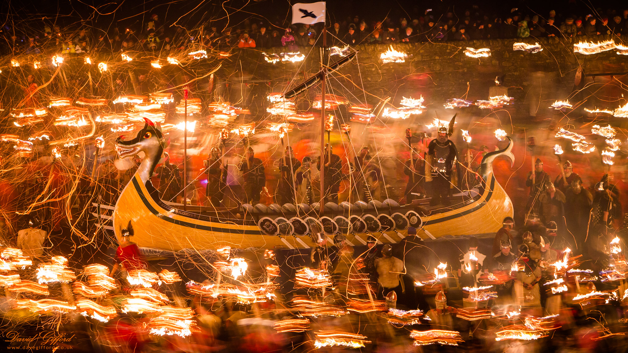 Photo: Up Helly Aa Galley 2015
