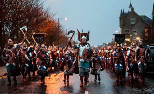 Up Helly Aa 2018 Underway