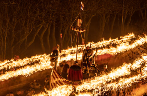 Up Helly Aa 2020: Passing Lerwick’s ‘Dark Forest’