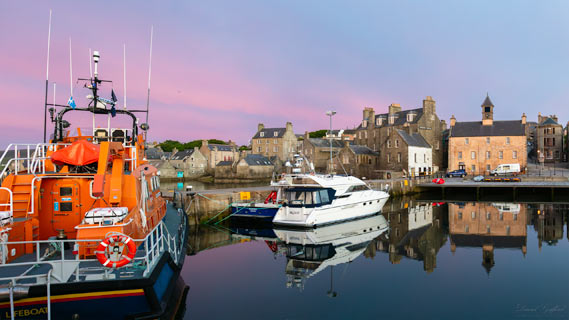Lerwick Harbour at Sunset