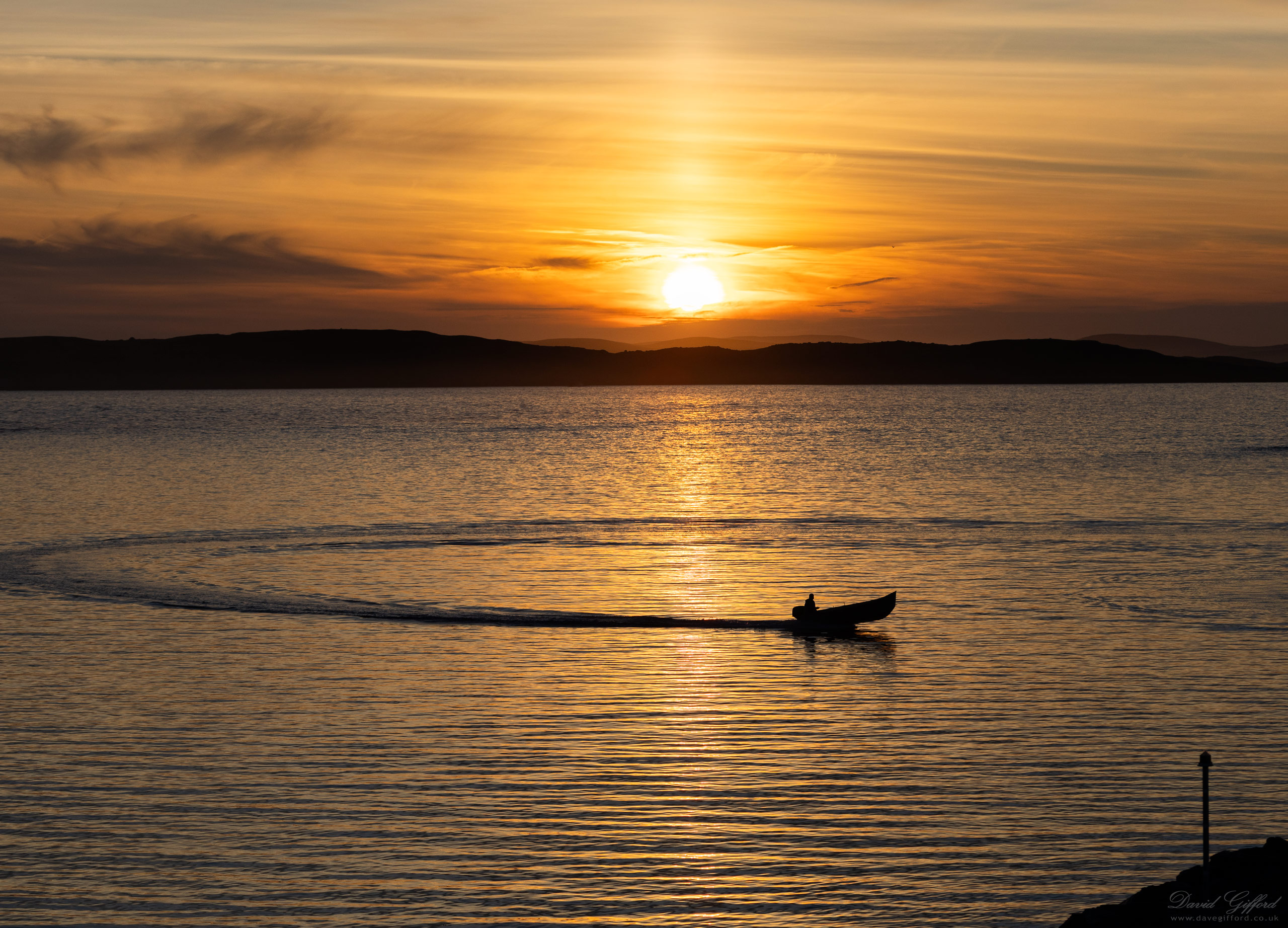 Photo: Peerie Aluminium Boat at Hamnavoe