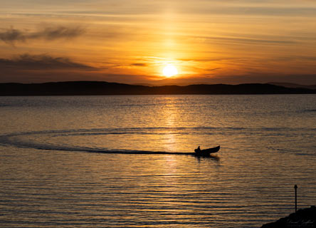Peerie Aluminium Boat at Hamnavoe