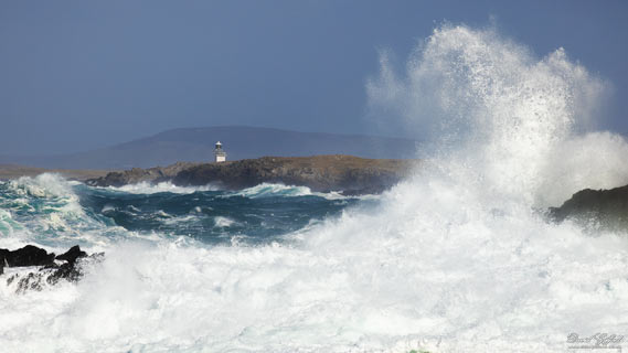 Lighthouse in a Spring Gale