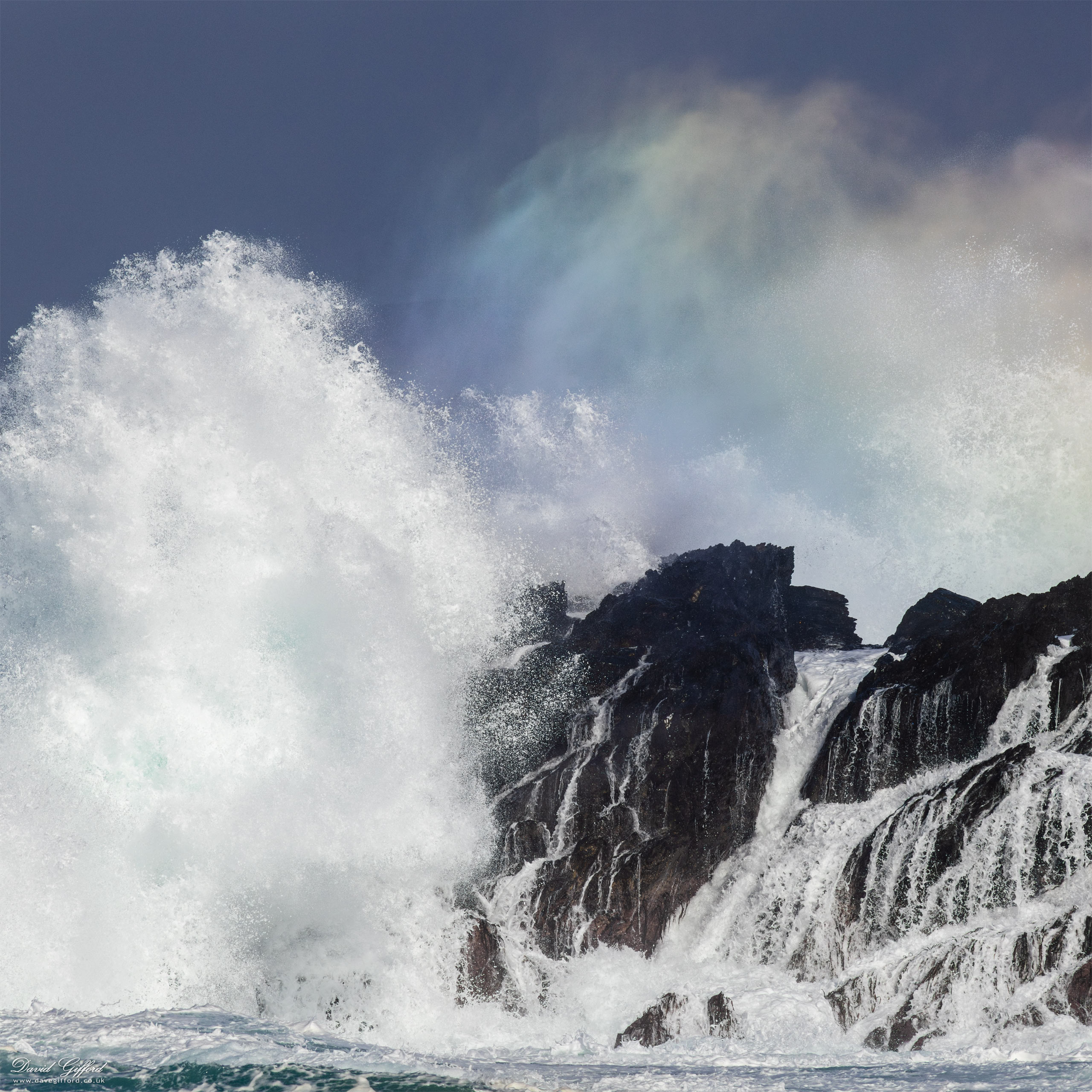 Rainbow in the Salt Mist