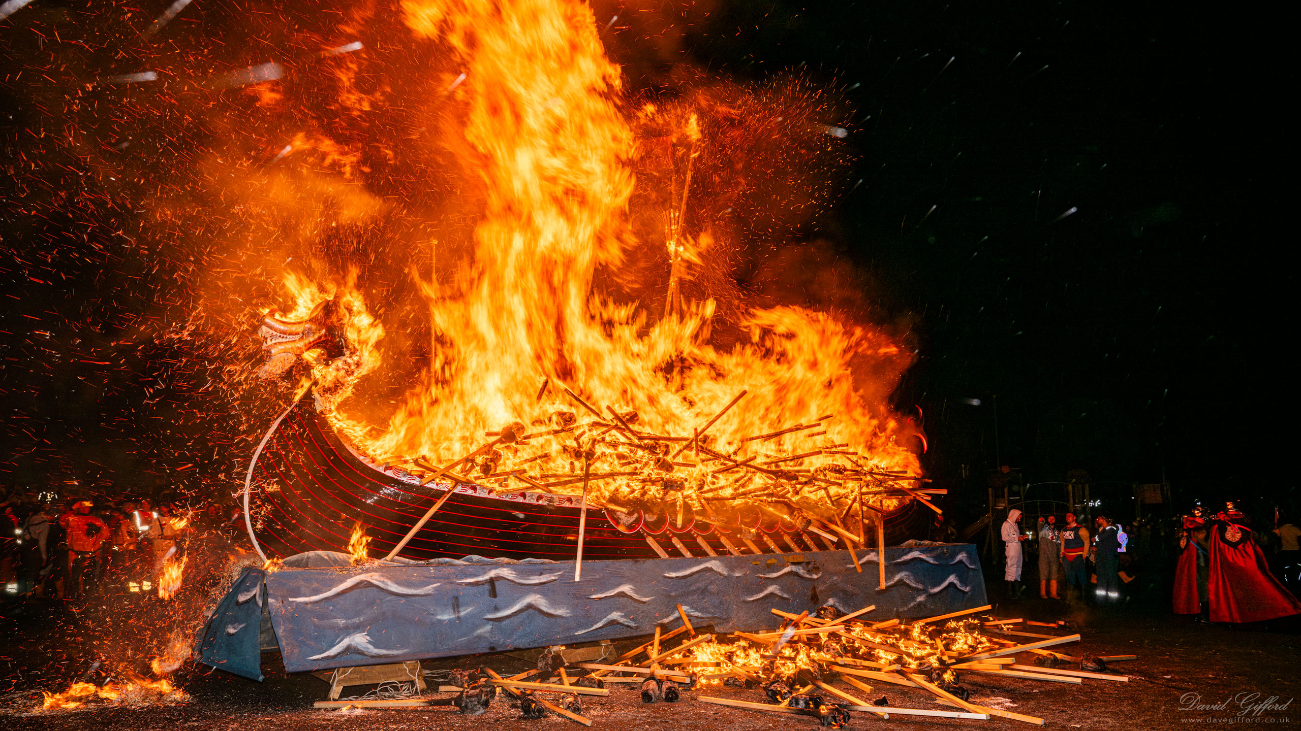 Photo: Up Helly Aa 2026: Galley Ablaze