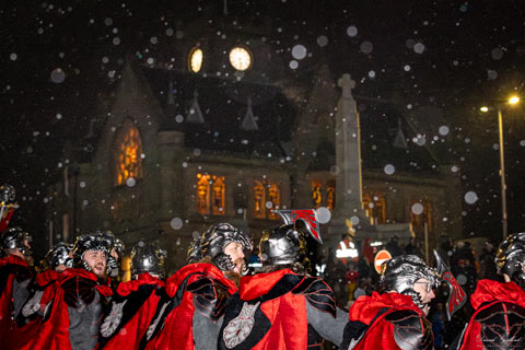 Up Helly Aa 2026: Outside the Town Hall